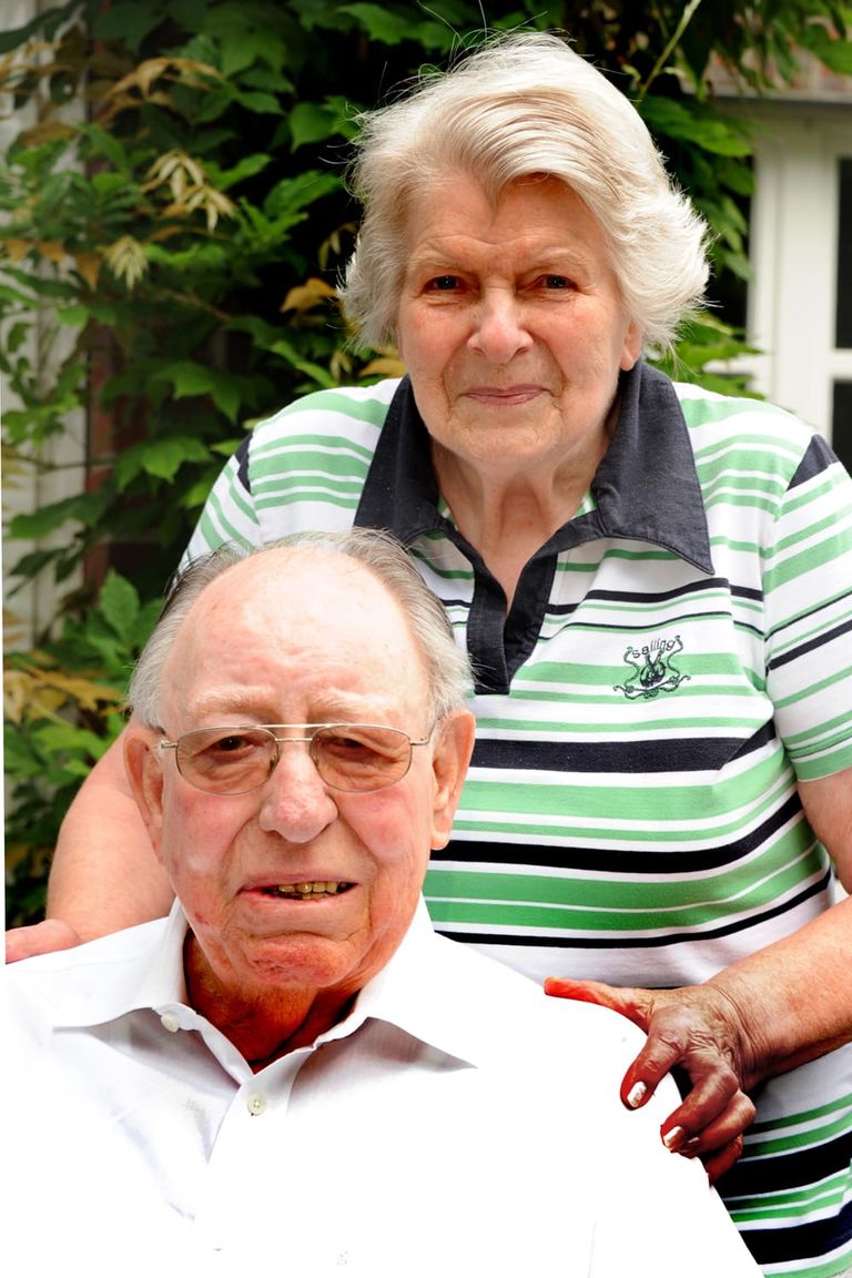 Portrait Ehepaar langjährige Bewohner in der Seniorenresidenz in Hannover Landhaus Pflege & Wohnen